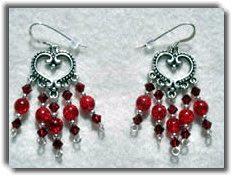 Ruby Chandalier Earrings